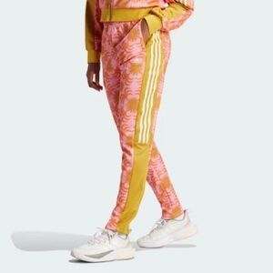 Farm Rio x Adidas Women’s Trio Track Pink Orange Sweatpants Size XS NWT